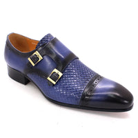 DANIEL WAFER – Chaussures Homme Monk Strap en Cuir Véritable