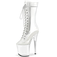 Women's stripper ankle boots - 20 cm heel, sexy and daring for evenings