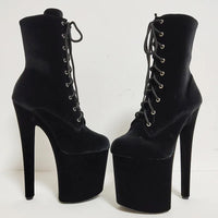 Exotic Super High Heel Ankle Boots - Chunky Platform, Bold Look