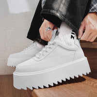 CHAXIAOA Men's Ankle Boots, Urban Core Classics – Chunky & Comfortable Sneakers