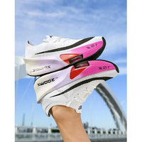 Chaussures de course unisexes – Plaque carbone, respirantes et ultralégères