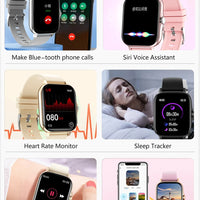 LAXASFIT Y13 Pro Max Smartwatch – Analog-Digital Style, Health & Fitness Tracking, Bluetooth 5.0