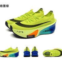 Chaussures de course unisexes – Plaque carbone, respirantes et ultralégères