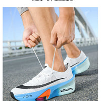 Chaussures de course unisexes – Plaque carbone, respirantes et ultralégères
