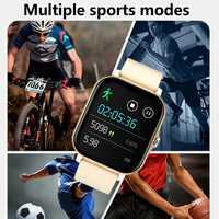 Unisex Smartwatch - Wireless Calls, Multiple App Notifications, Sports Smartwatch Compatible with iPhone and Android
