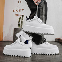 CHAXIAOA Men's Ankle Boots, Urban Core Classics – Chunky & Comfortable Sneakers