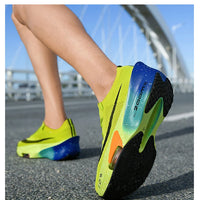 Chaussures de course unisexes – Plaque carbone, respirantes et ultralégères