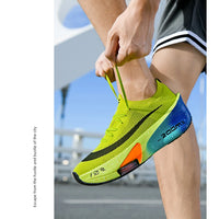 Chaussures de course unisexes – Plaque carbone, respirantes et ultralégères