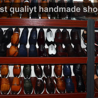 Stylish Men's Oxford - Genuine Leather Sneakers in Black, High Quality for Office, Business and Social Occasions