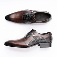 ASIMAYA Luxury Brogue – Genuine Leather Men's Shoes