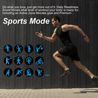 LAXASFIT™ 2.01'' – Smartwatch Connected Health & Sport | IPS HD Screen | Bluetooth 5.2 | Calls & Voice Assistant, Men/Women