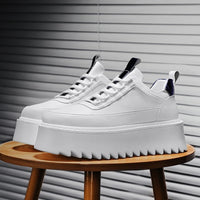 CHAXIAOA Men's Ankle Boots, Urban Core Classics – Chunky & Comfortable Sneakers