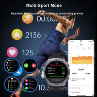 RNABAU AirCare Pro™ – Smartwatch Santé 2025 avec Mesure Réelle de la Tension
