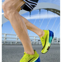Chaussures de course unisexes – Plaque carbone, respirantes et ultralégères