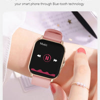 LAXASFIT 1.73” Smartwatch – Unisex Smartwatch with Customizable Dials, Health Tracking, Bluetooth, Calls & Notifications, Android & iOS Compatible