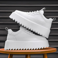 CHAXIAOA Men's Ankle Boots, Urban Core Classics – Chunky & Comfortable Sneakers