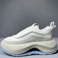 EuroLift – Men's Leather Sneakers with Thick Sole
