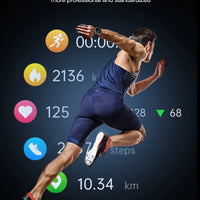 RNABAU AirCare Pro™ – Smartwatch Santé 2025 avec Mesure Réelle de la Tension