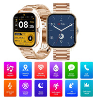 COTAUL GT20 Smartwatch – 1.83” Screen | Bluetooth Calls | IP67 Waterproof | Health & Fitness Tracking | iPhone / Android Compatible