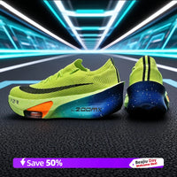 Chaussures de course unisexes – Plaque carbone, respirantes et ultralégères