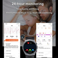 RNABAU AirCare Pro™ – Smartwatch Santé 2025 avec Mesure Réelle de la Tension
