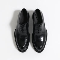 Men's Spring & Autumn Shoes - Genuine Leather Oxford Shoes with Thick Sole, Business & Casual Elegance