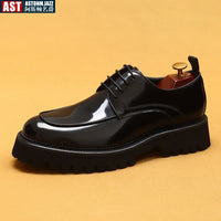 ASTON M. JAZZ – Chaussures Oxford Homme en Cuir Véritable, Italienne