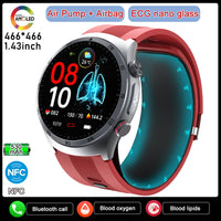 RNABAU AirCare Pro™ – Smartwatch Santé 2025 avec Mesure Réelle de la Tension