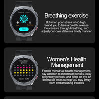 RNABAU AirCare Pro™ – Smartwatch Santé 2025 avec Mesure Réelle de la Tension
