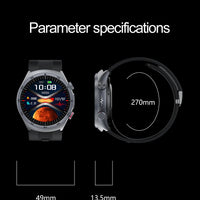 RNABAU AirCare Pro™ – Smartwatch Santé 2025 avec Mesure Réelle de la Tension