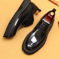 ASTON M. JAZZ – Chaussures Oxford Homme en Cuir Véritable, Italienne