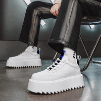CHAXIAOA Men's Ankle Boots, Urban Core Classics – Chunky & Comfortable Sneakers