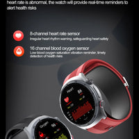 RNABAU AirCare Pro™ – Smartwatch Santé 2025 avec Mesure Réelle de la Tension