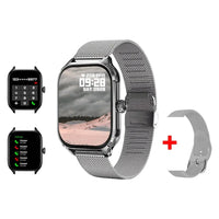 LAXASFIT™ 2.01'' – Smartwatch Connected Health & Sport | IPS HD Screen | Bluetooth 5.2 | Calls & Voice Assistant, Men/Women