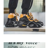 Baskets homme style designer – Sneakers à semelle épaisse confortables, mode décontractée automne/hiver