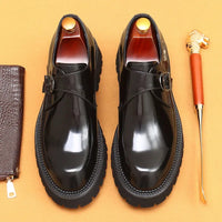 Oxford Homme de Luxe en Cuir Verni Italien – Chaussures Élevées à la Main, Élégantes & Confortables pour Mariage et Affaires"