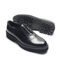Chaussures Oxford Homme Élégantes en Cuir Véritable – Talon Réhaussant, Bout Rond, Style Bureau et Casual
