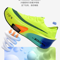 Chaussures de course unisexes – Plaque carbone, respirantes et ultralégères