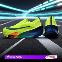 Chaussures de course unisexes – Plaque carbone, respirantes et ultralégères
