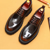 ASTON M. JAZZ – Chaussures Oxford Homme en Cuir Véritable, Italienne