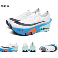 Chaussures de course unisexes – Plaque carbone, respirantes et ultralégères