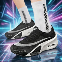 Chaussures de course unisexes – Plaque carbone, respirantes et ultralégères