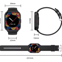 Smart Watch for Women &amp; Men | Bluetooth Calls | Health Tracker | IP68 Waterproof | Full Touch Screen