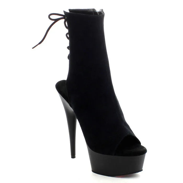 Women's summer shoes - 15 cm heel, open toe, laces and colorful design