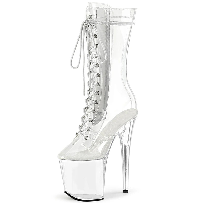 Bottines stripper femme – Talon 20 cm, sexy et audacieuses pour soirées