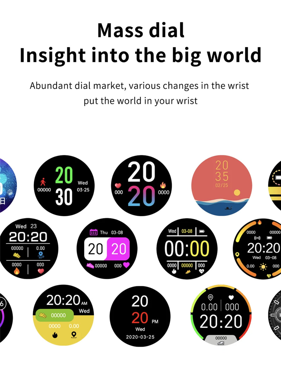 LIGE BW0223™ – Sports Smartwatch; Men's/Women's Health