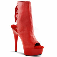 Women's summer shoes - 15 cm heel, open toe, laces and colorful design