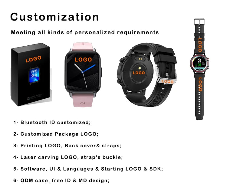 Montre, Domi QS40 – Smartwatch Santé ; Bien-être 1.39’’