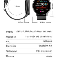 LIGE BW0223™ – Sports Smartwatch; Men's/Women's Health