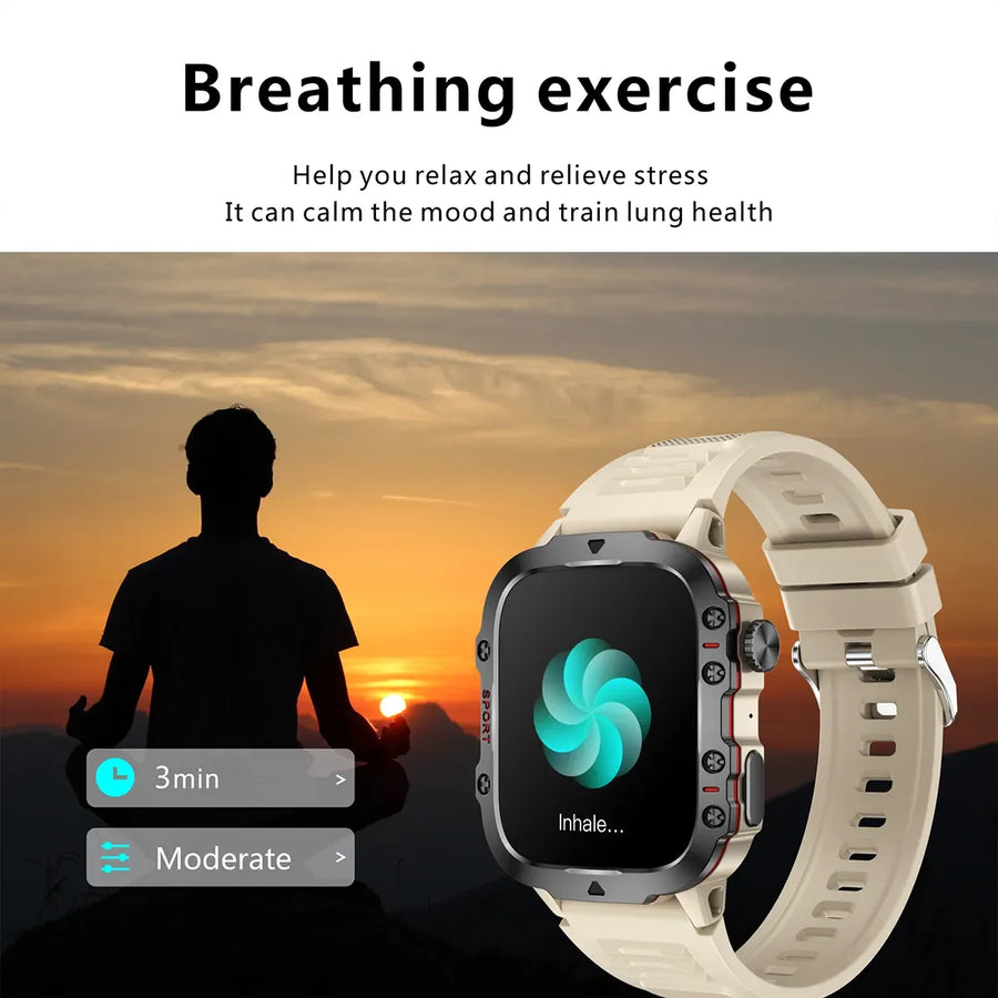 Smartwatch Sport QX11 – Montre Connectée Outdoor Étanche IP67